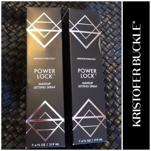 KRISTOFER BUCKLE - NWT 2 Bottles/Power Lock Makeup Setting Spray/7.4 fl.oz Each